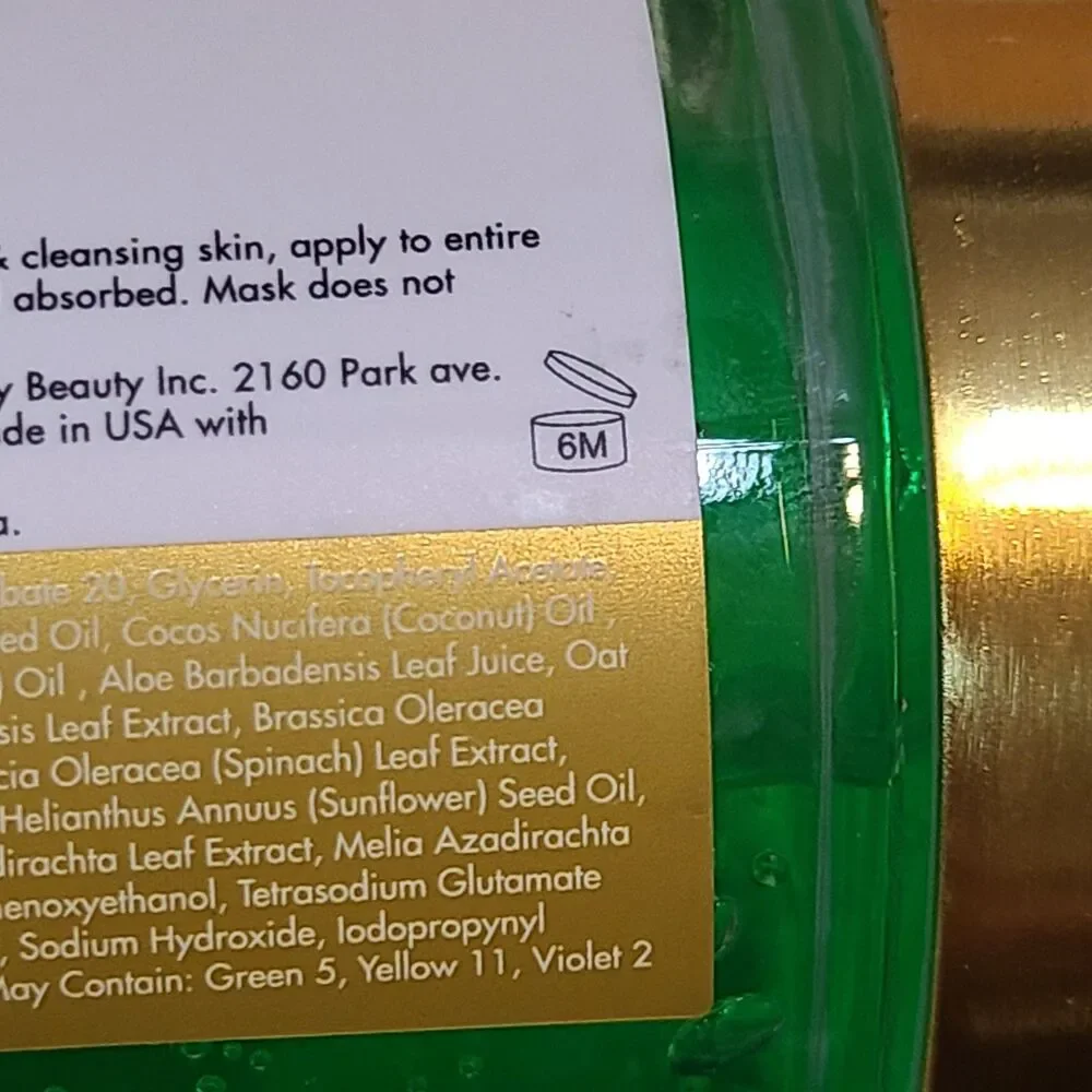 Truly Beauty Hemp Jelly Anti Blemish Face Mask Clean Skin Care 4 oz 120ml New